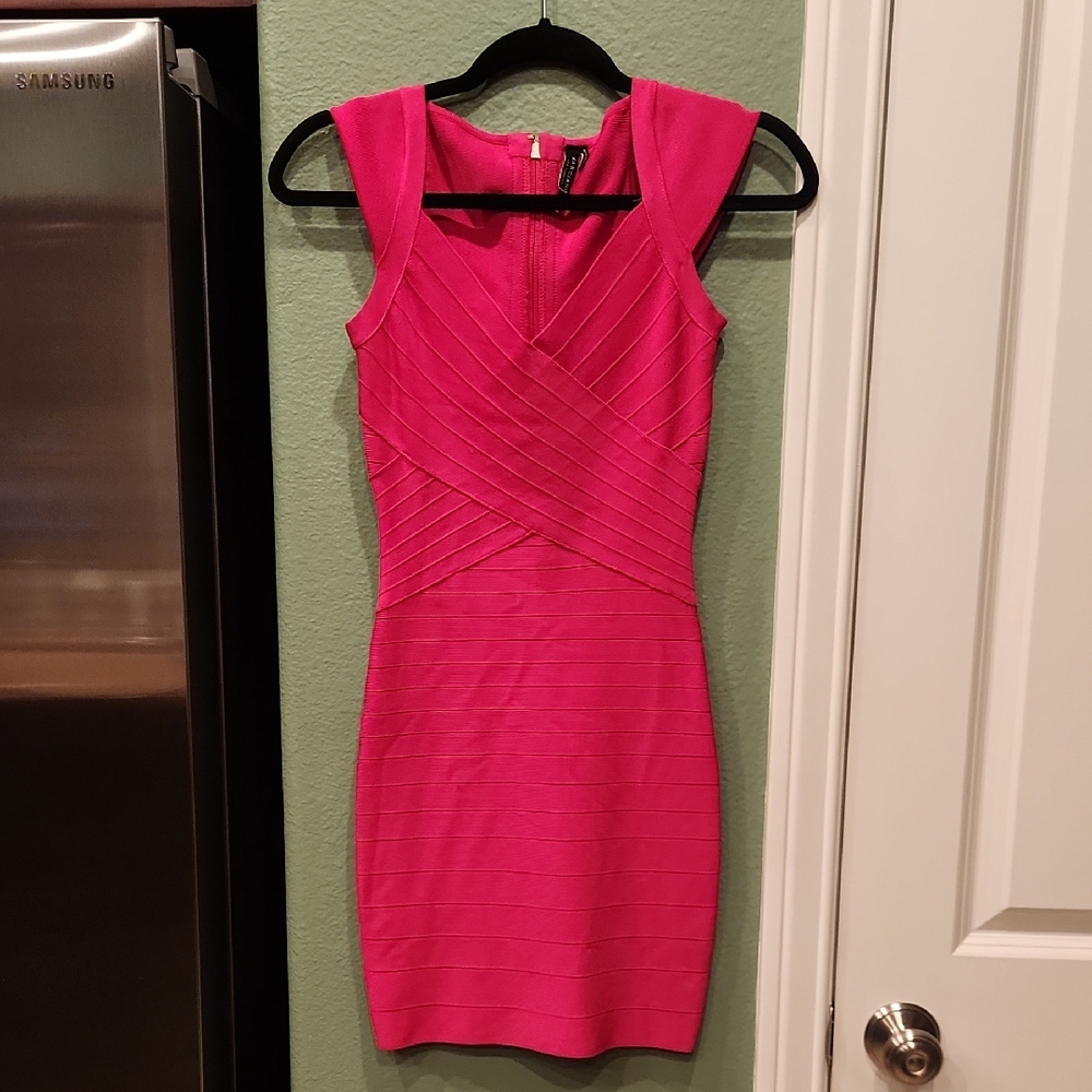 Marciano Fushia Sleeveless Dress
